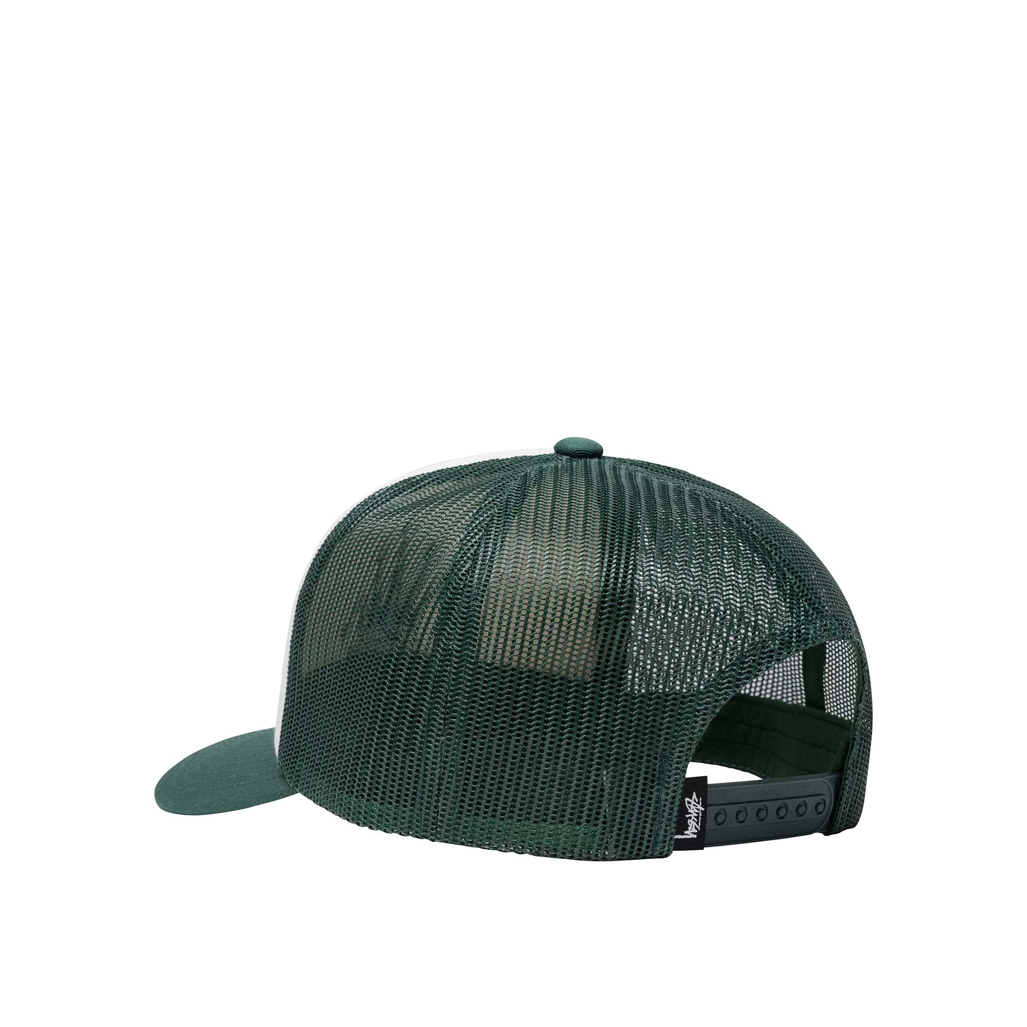 Stussy Crown Stock Trucker Cap, forest – Norwood
