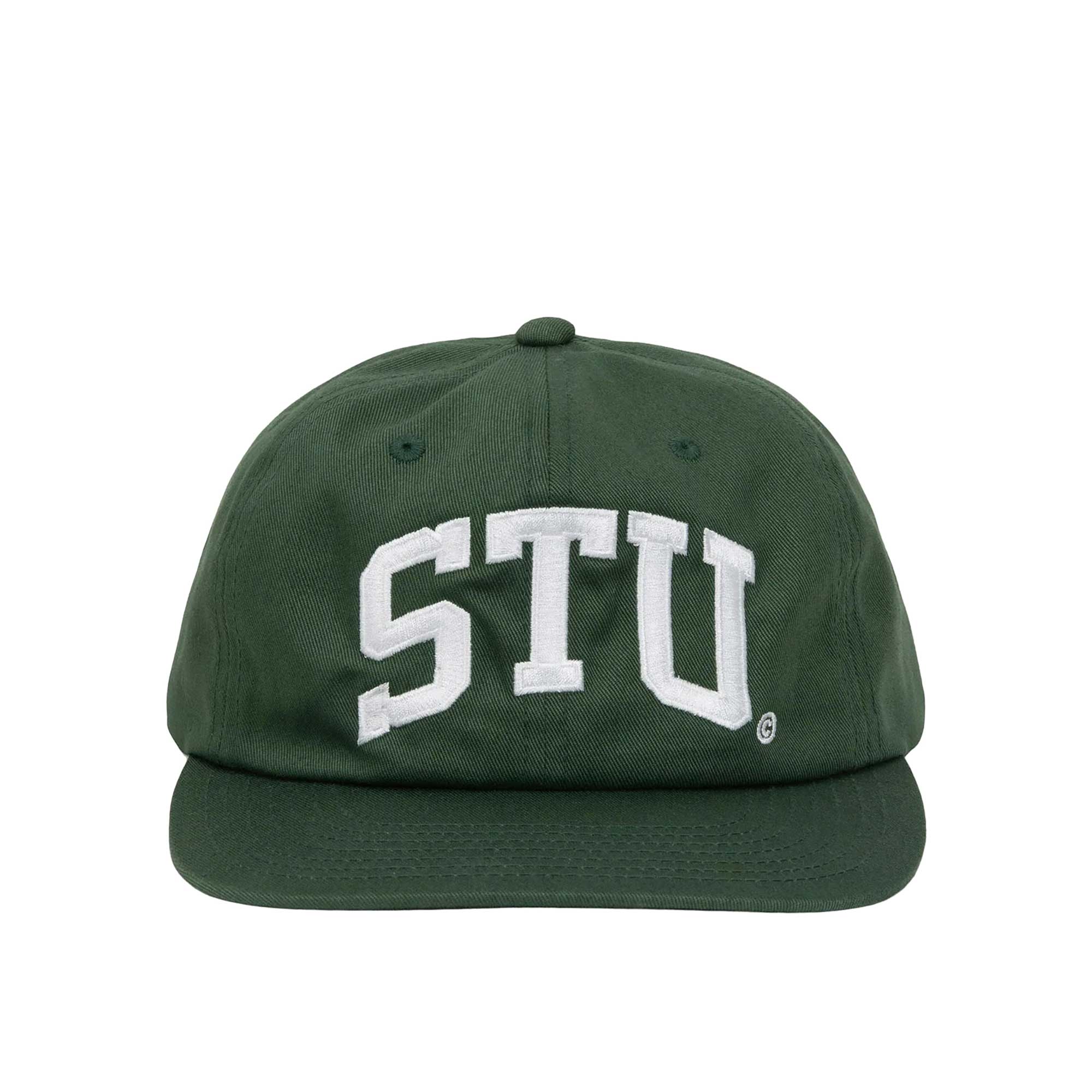 Stussy Stu Arch Strapback Cap, Forest