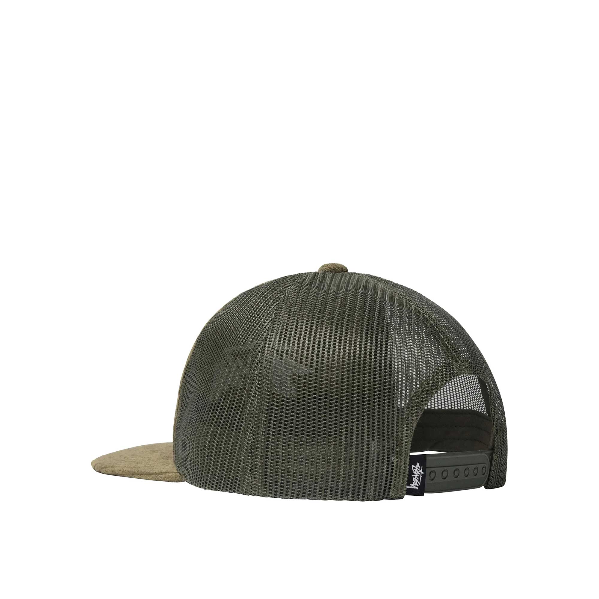 Stussy Corduroy Trucker Cap, green — available at Norwood