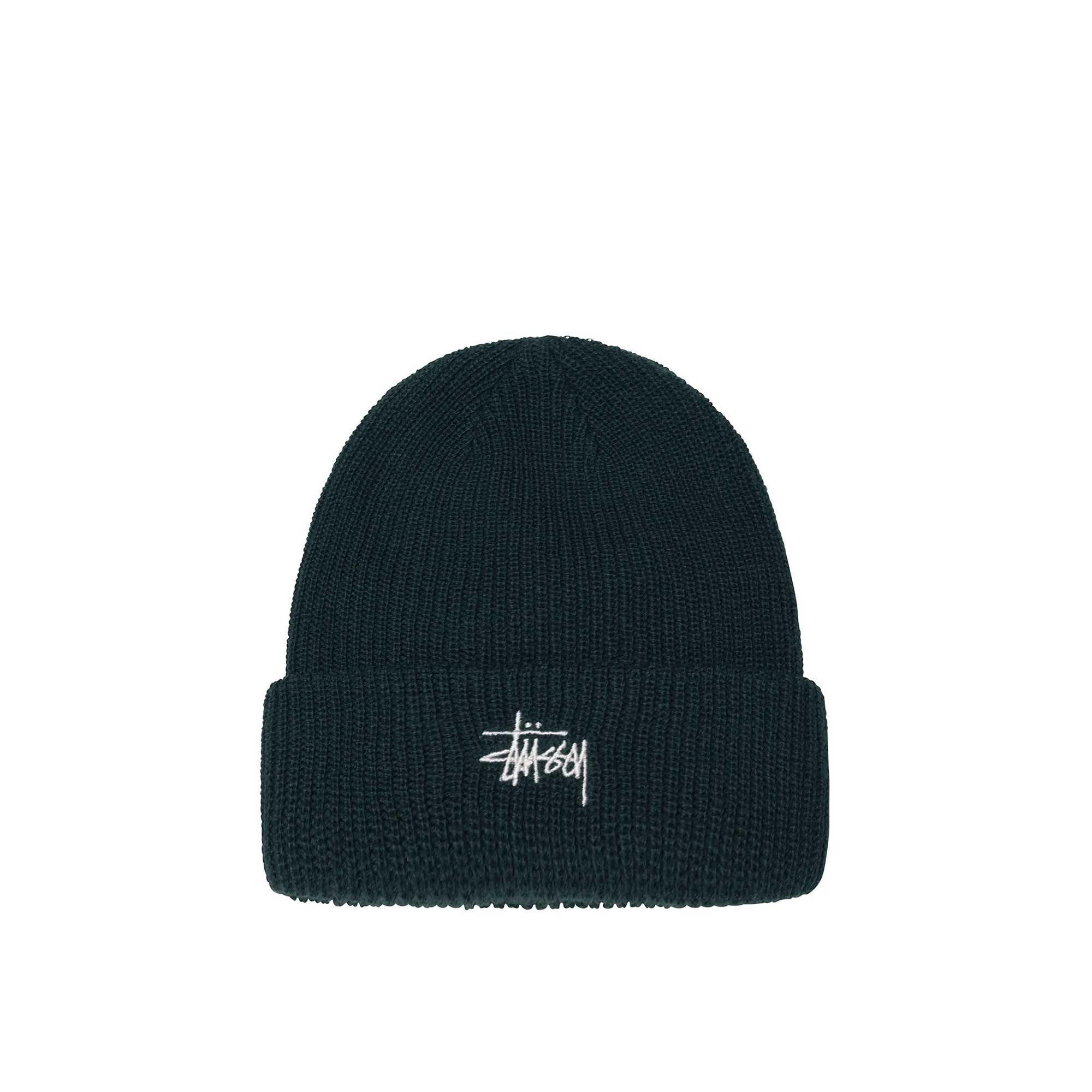 Stussy Basic Cuff Beanie, forest — available at Norwood