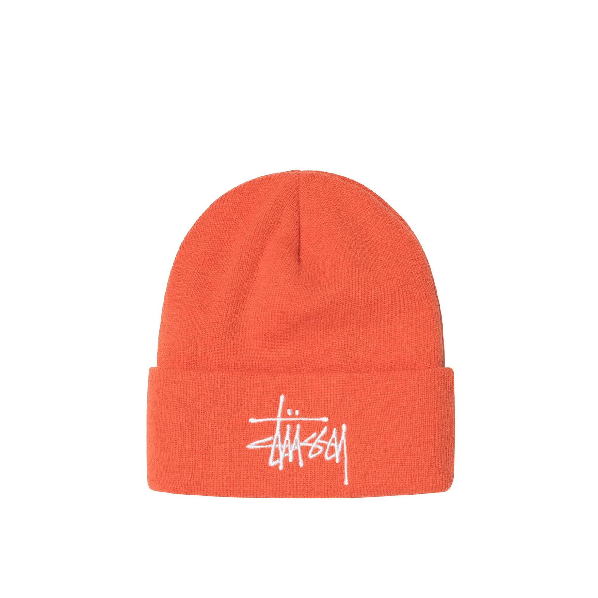 Stussy Big Basic Thinsulate Beanie, orange — available at Norwood