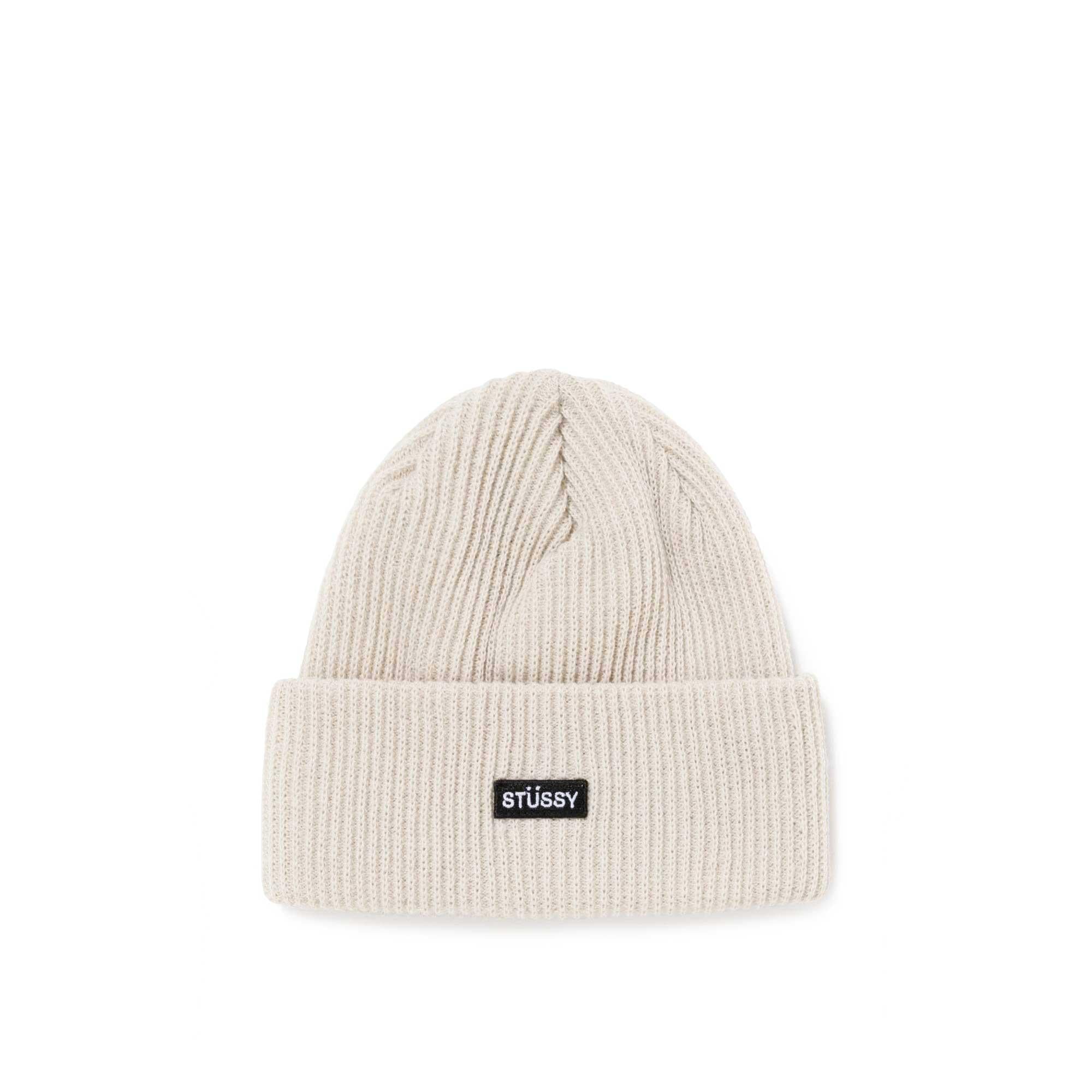 Stussy Small Patch Watchcap Beanie, Off White