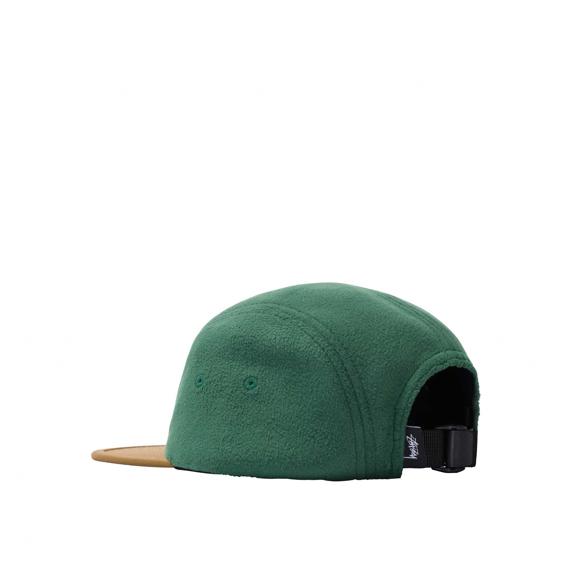 Stussy Mens Fleece Nylon Mix Camp cap, green – Norwood