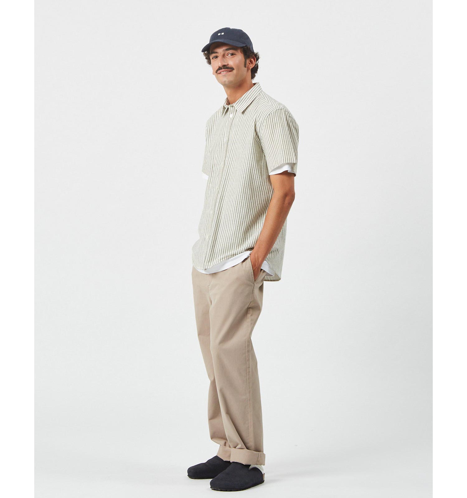 Minimum Eric Short Sleeve Striped Shirt — available at Norwood