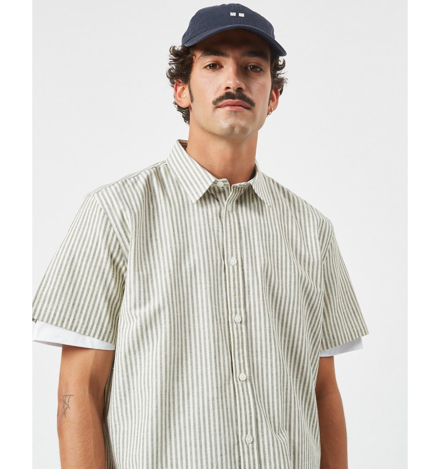 Minimum Eric Short Sleeve Striped Shirt — available at Norwood