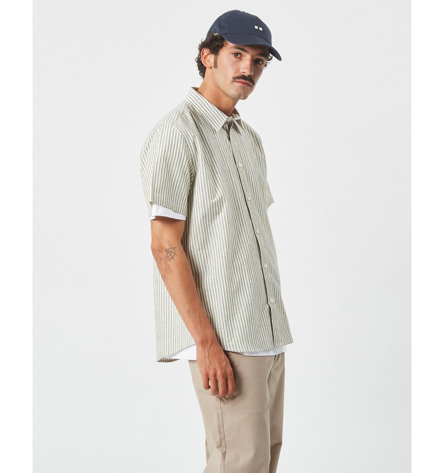 Minimum Eric Short Sleeve Striped Shirt — available at Norwood