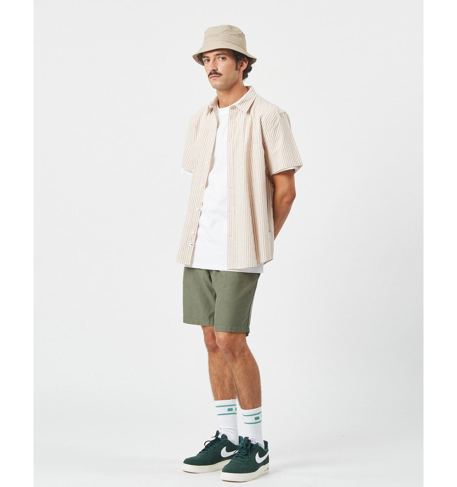 Minimum Eric Short Sleeve Striped Shirt — available at Norwood