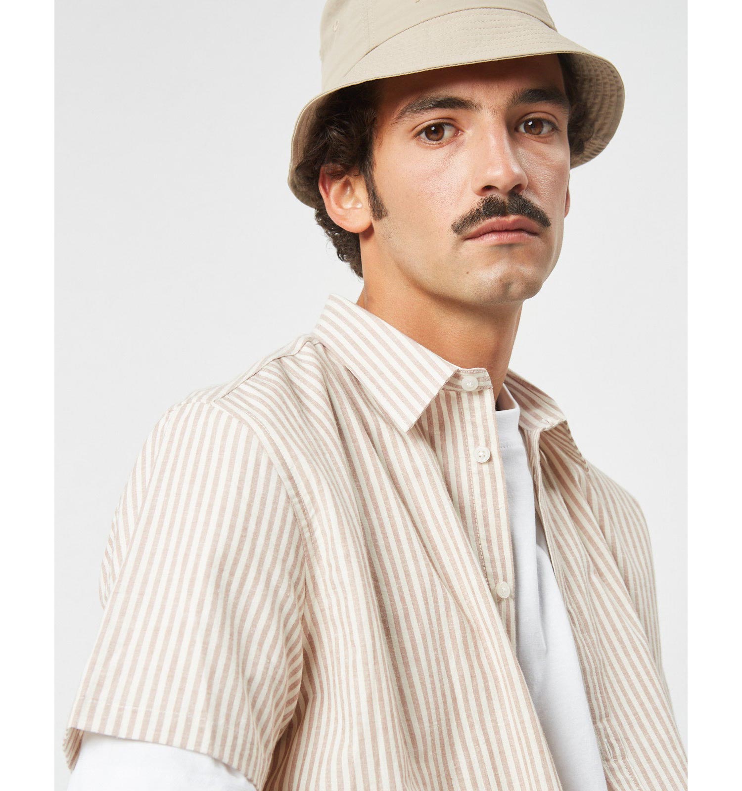 Minimum Eric Short Sleeve Striped Shirt — available at Norwood