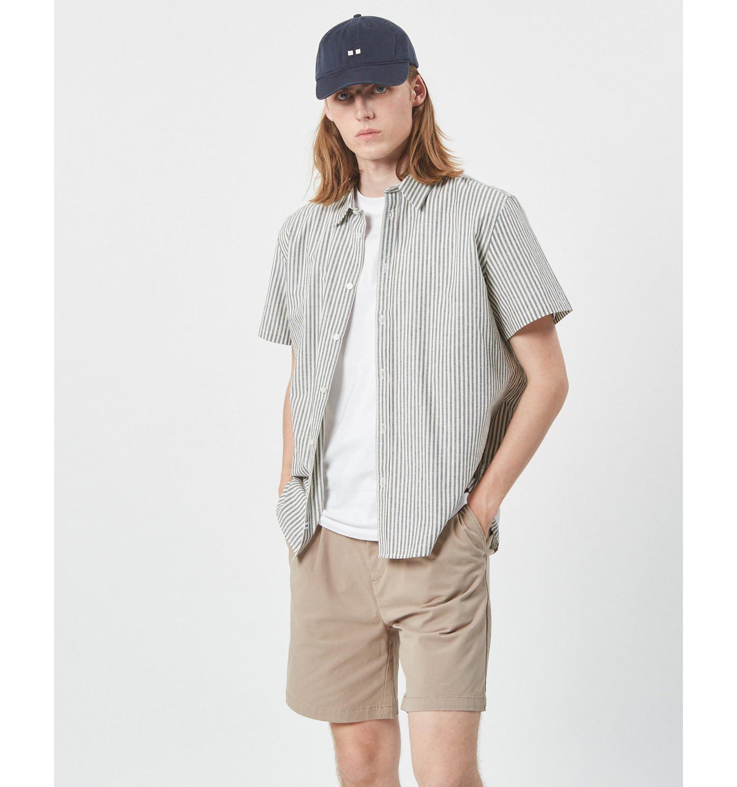 Minimum Eric Short Sleeve Striped Shirt — available at Norwood