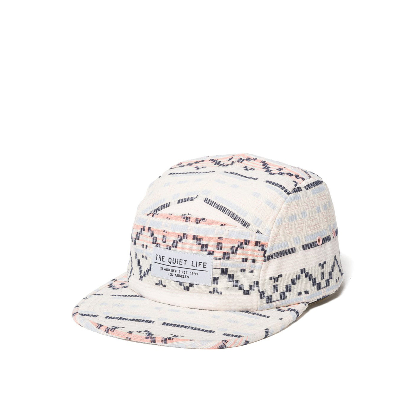 Quiet Life Phoenix  5 Panel Camper Hat, cream — available at Norwood