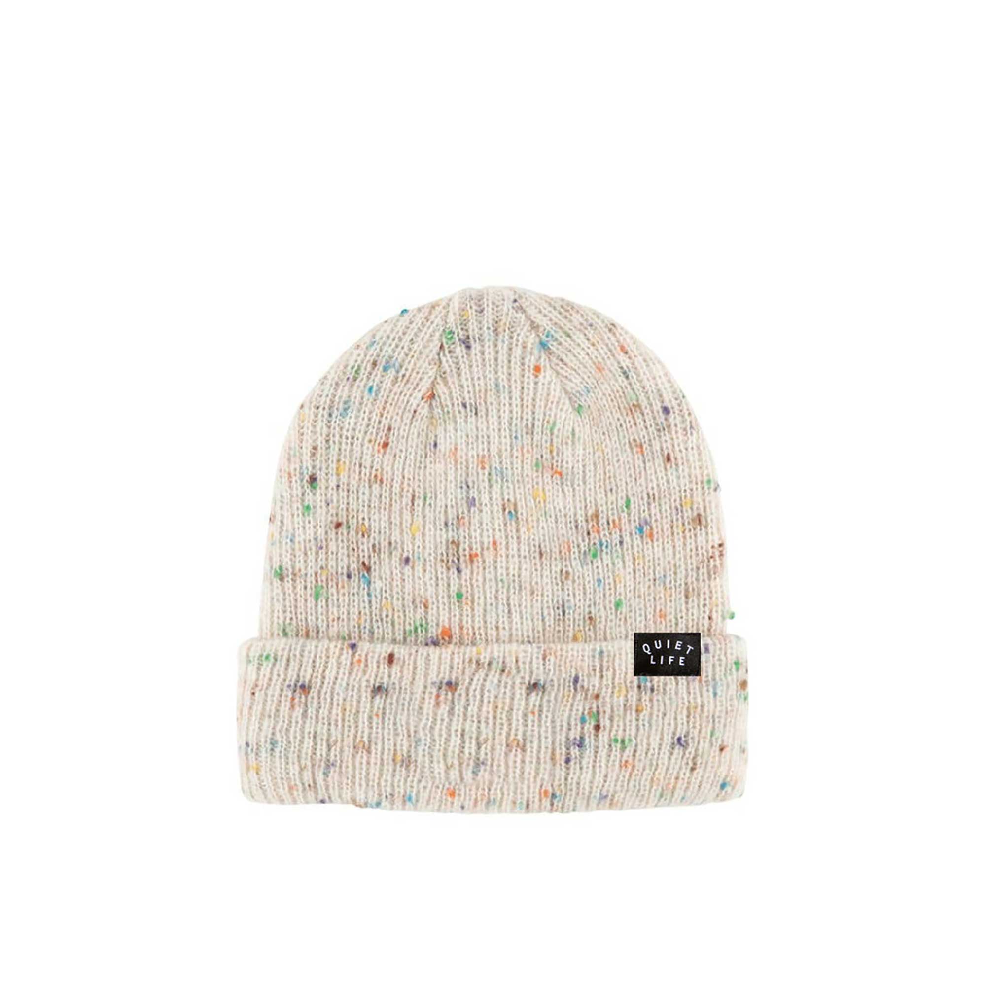 Quiet Life Speckle Beanie, Cream — available at Norwood
