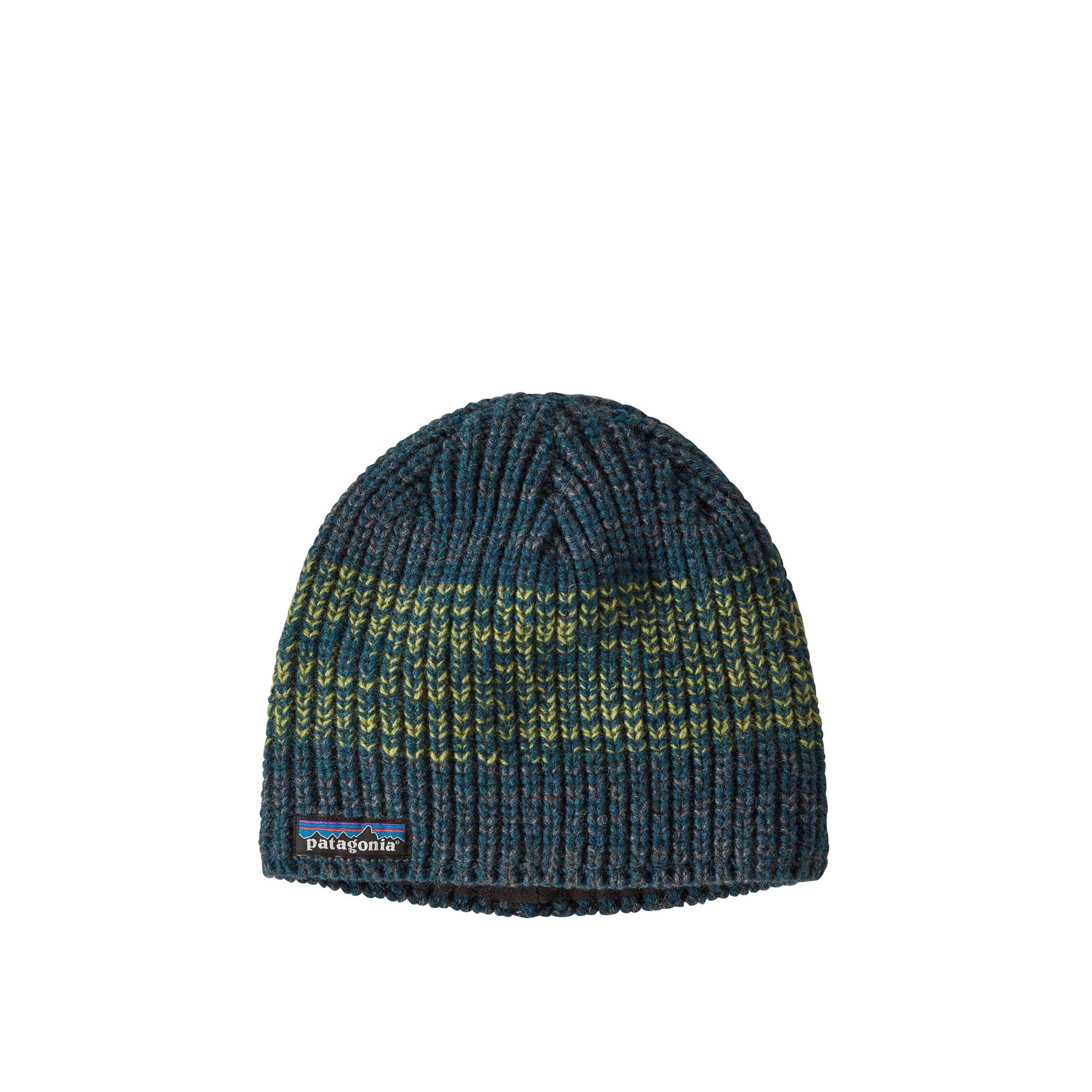 Patagonia Speedway Beanie, crater blue/chartreuse – Norwood
