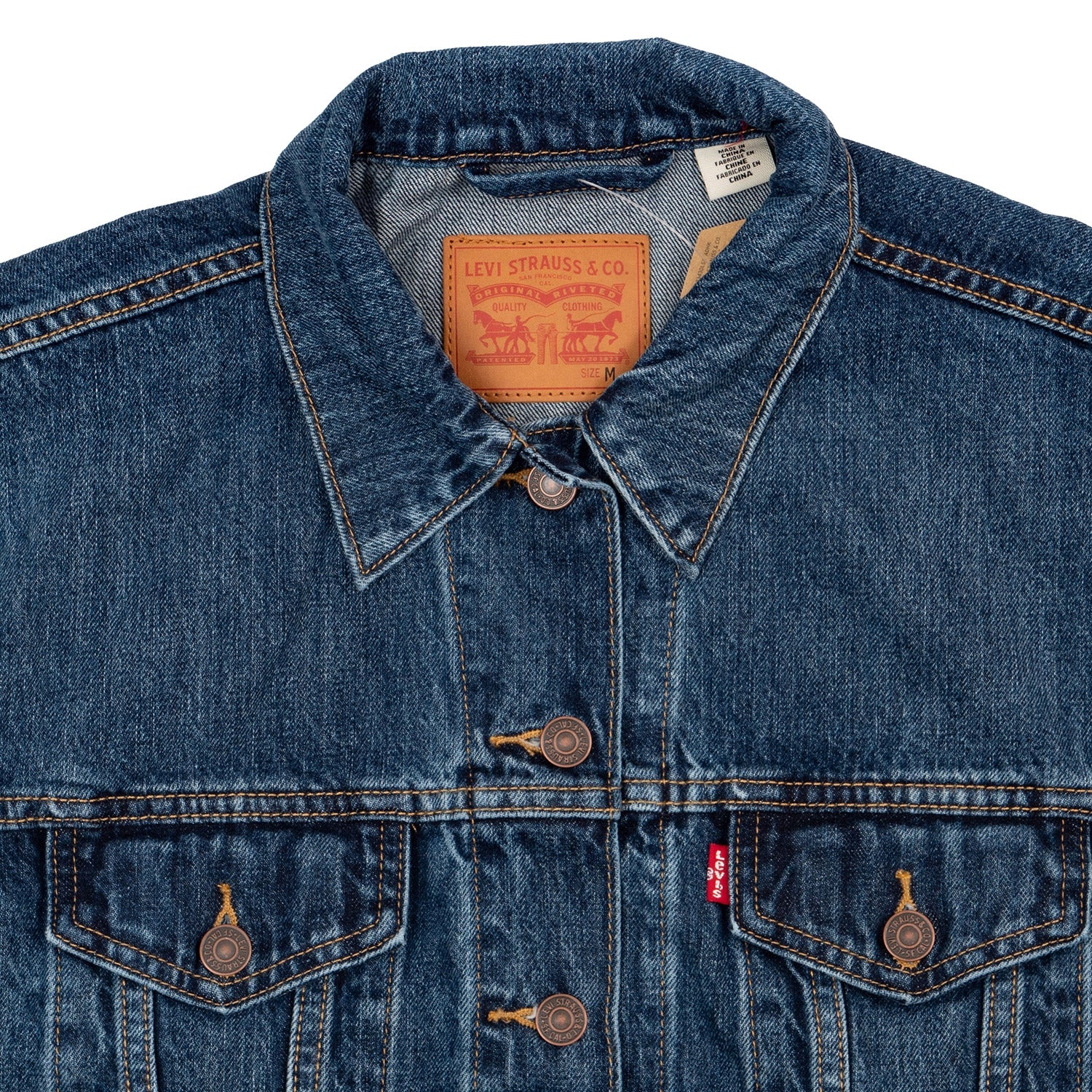 Levi's boyfriend trucker on sale