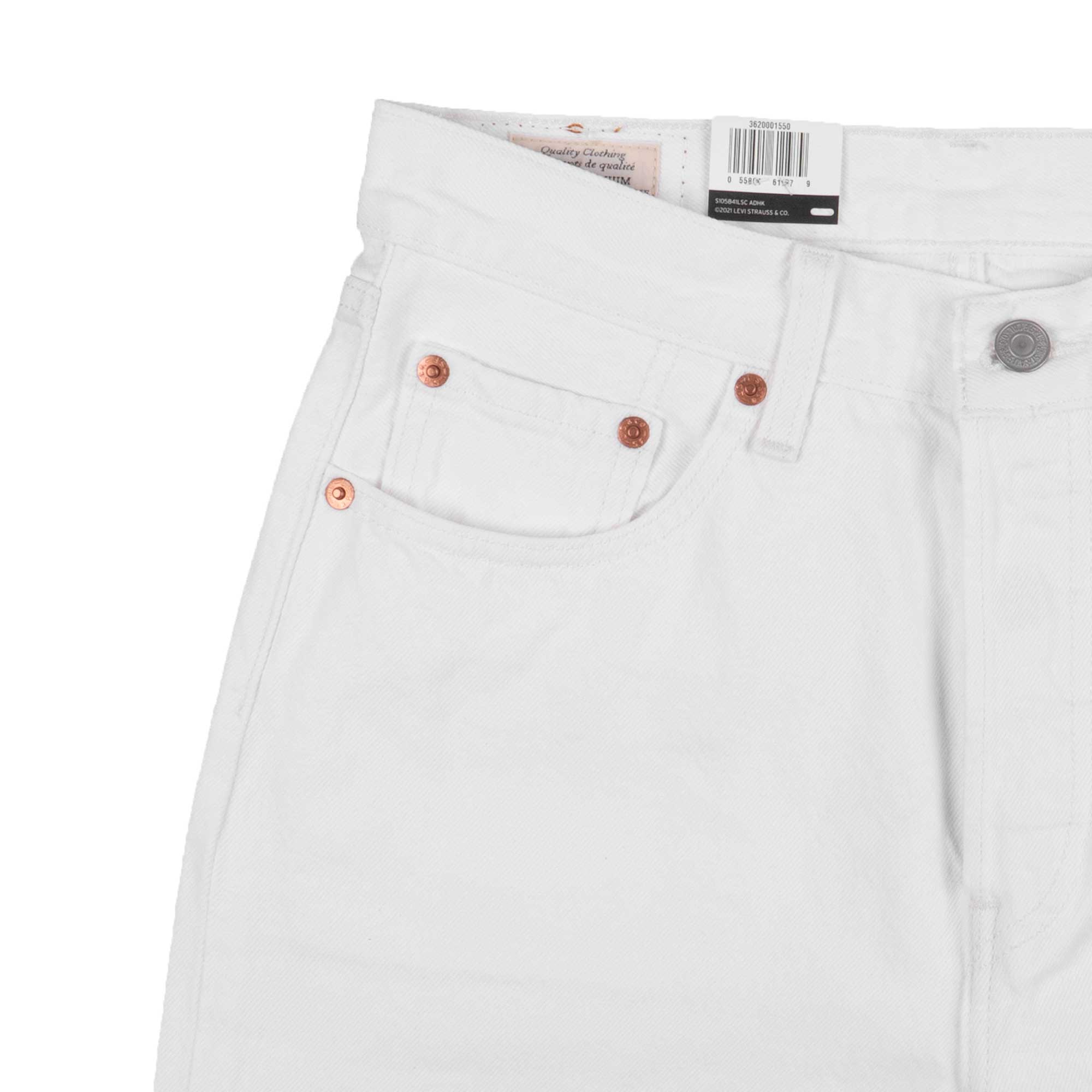 Levis 501 white jeans on sale