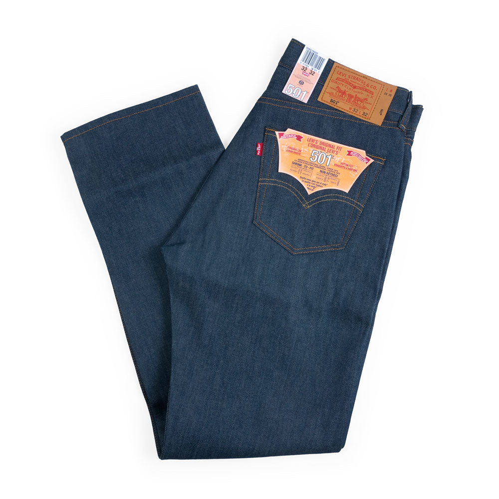 Levi's® Men's 501® Original Shrink-To-Fit™ Denim Jeans - Rigid Indigo