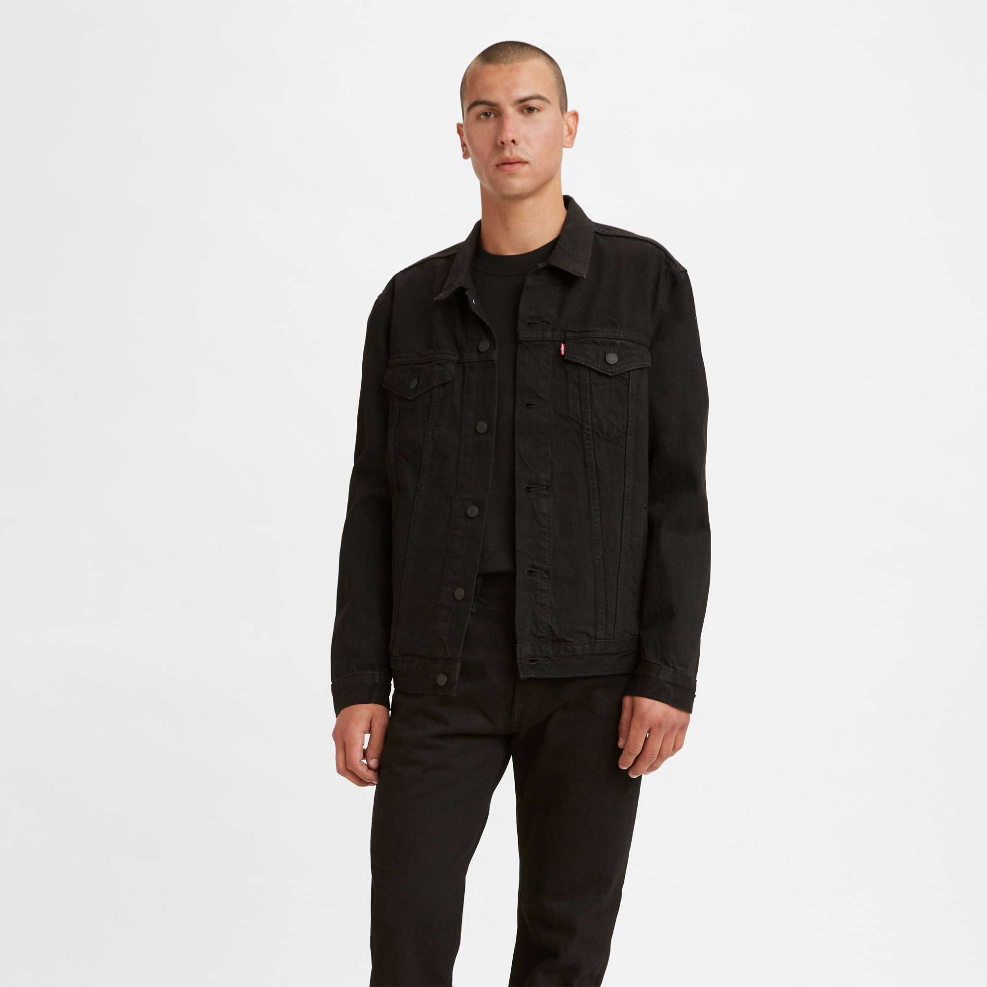 Levi's berkman denim trucker jacket store