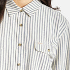 Brixton Womens Bowery Boyfriend L/S Flannel — available at Norwood