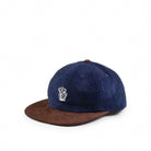 Quiet Life Cord Felt Patch polo hat, navy — available at Norwood
