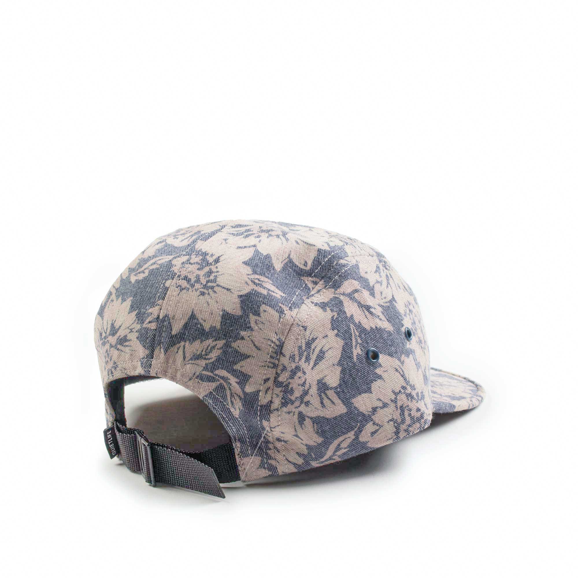 Quiet Life Denim Floral 5 Panel Camper Hat, floral — available at Norwood