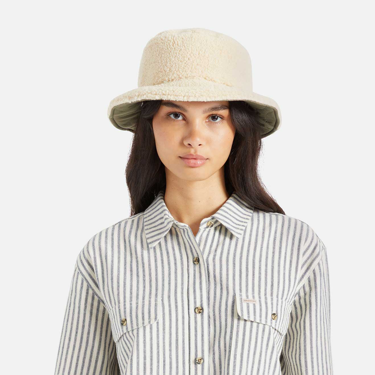 Brixton Womens Petra Reversible Bucket Hat — available at Norwood