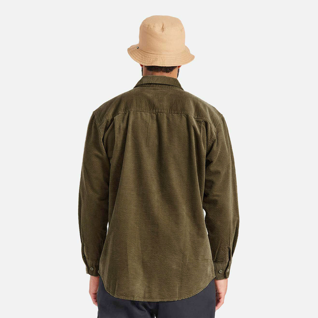 Brixton Porter L/S Waffle Corduroy — available at Norwood