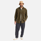 Brixton Porter L/S Waffle Corduroy — available at Norwood