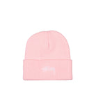 Stussy Stock Cuff Beanie, pink — available at Norwood