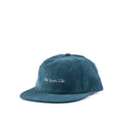 Quiet Life Serif Cord Polo hat, ocean — available at Norwood