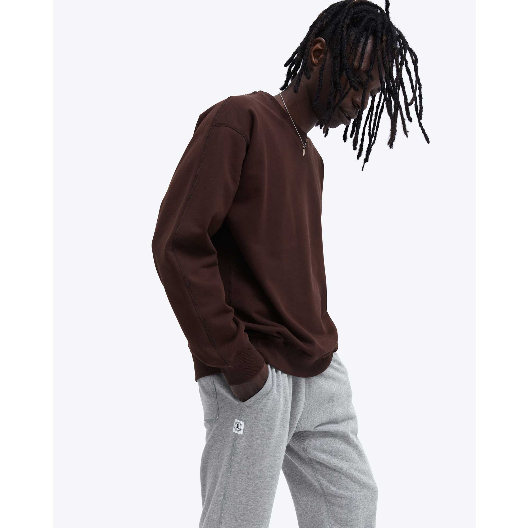 Reigning Champ Mid Weight Terry Relaxed Fit Crewneck — available at Norwood