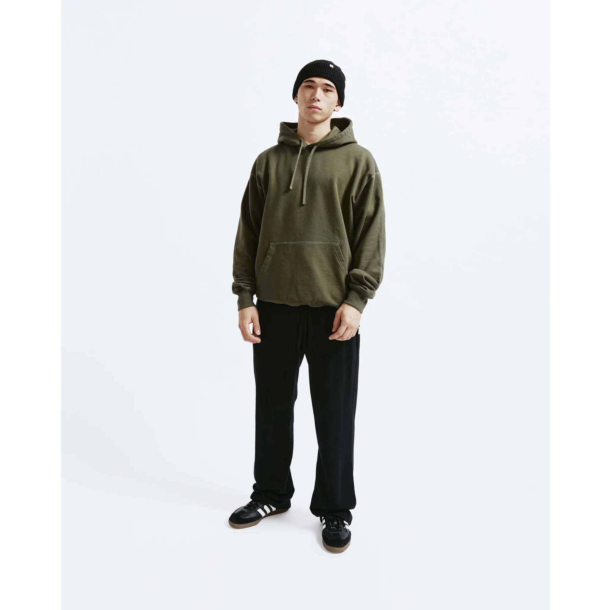 Reigning Champ Knit Mid Weight Terry Relaxed Fit Pullover Hoodie