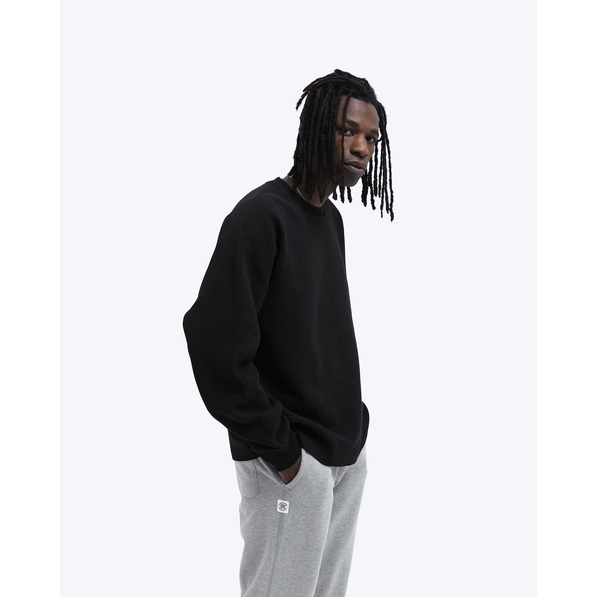 Reigning Champ Flatback Thermal Crewneck — available at Norwood