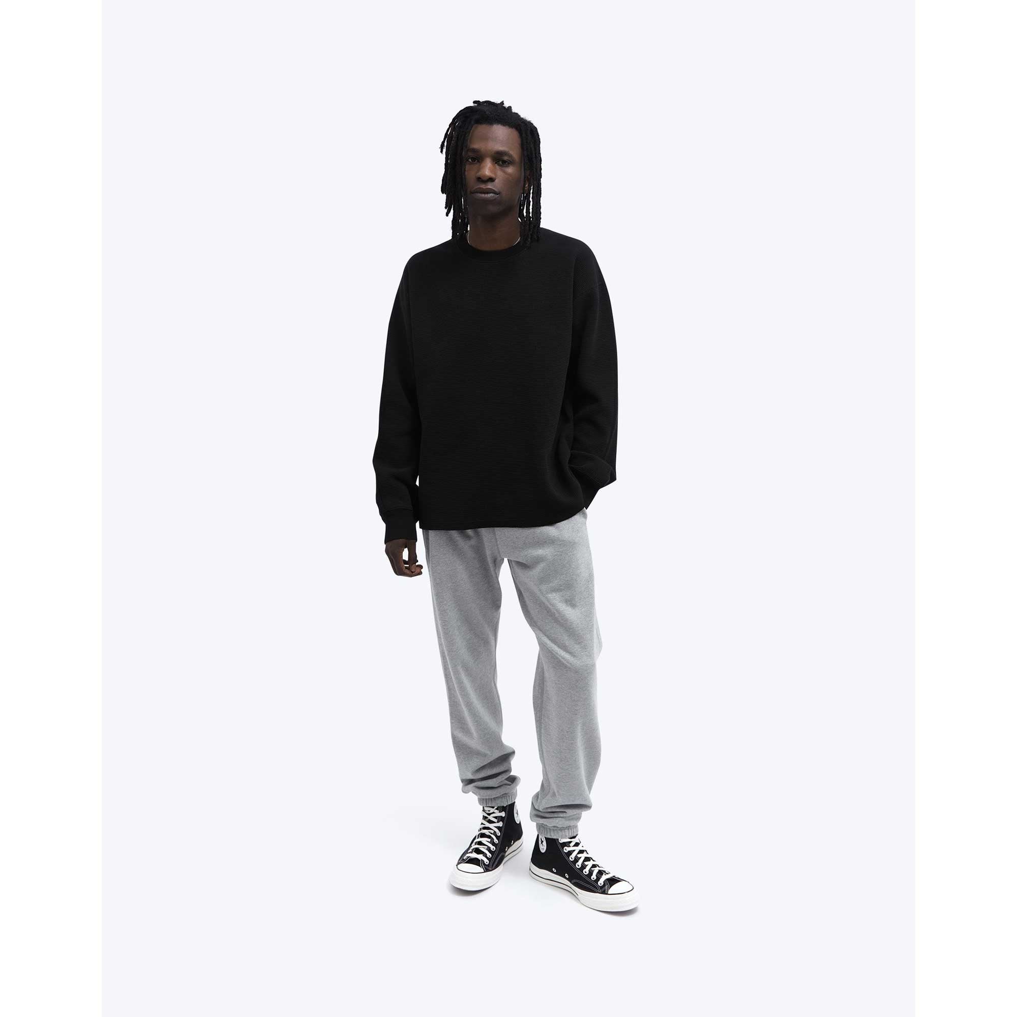 Reigning Champ Flatback Thermal Crewneck — available at Norwood