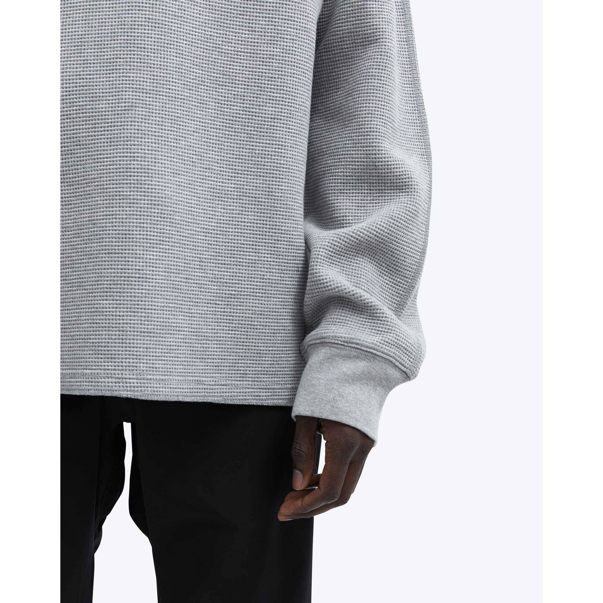 Reigning Champ Flatback Thermal Crewneck — available at Norwood