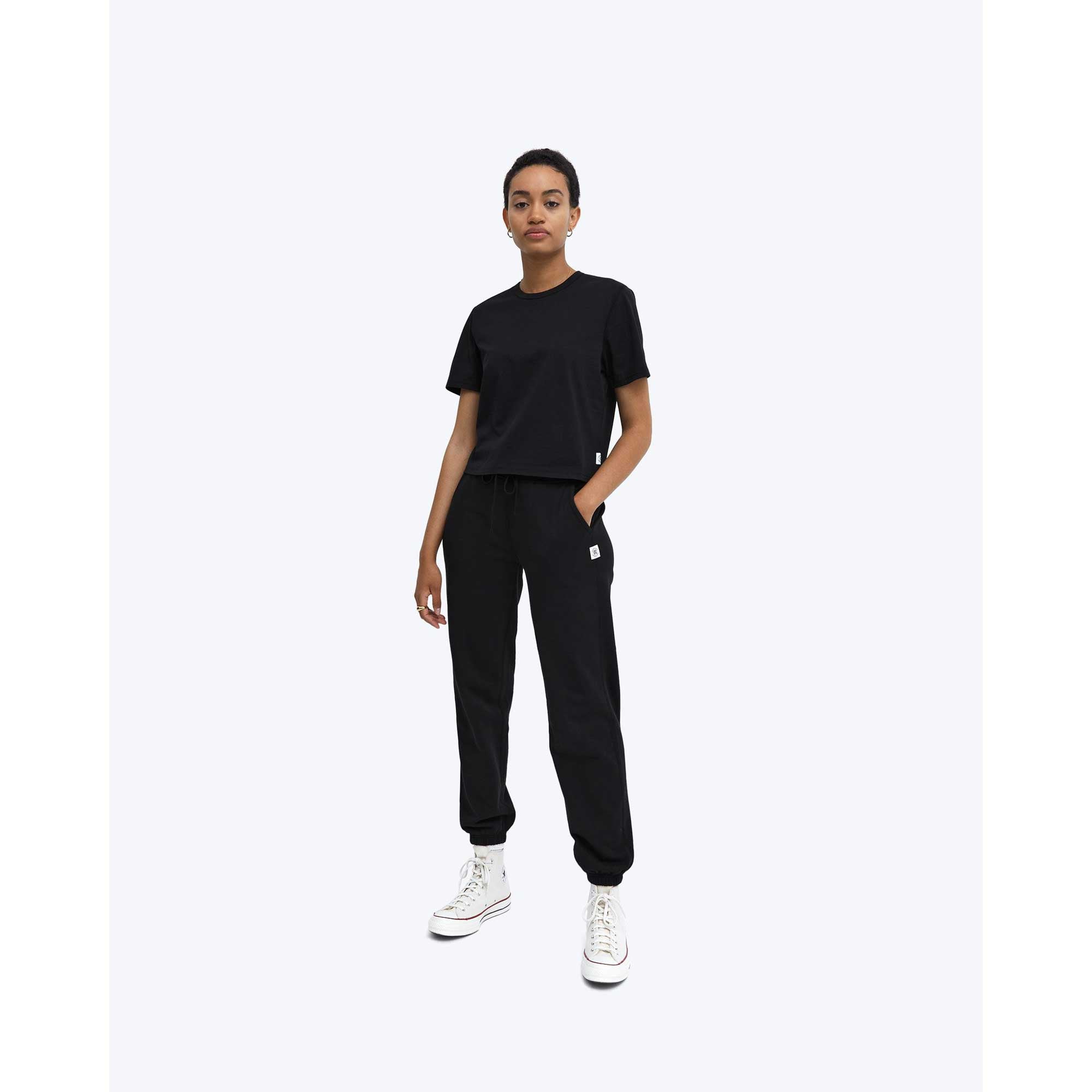 Reigning Champ Womens Box Fit T-shirt Lightweight Jersey — available at Norwood