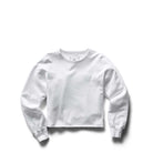 Reigning Champ Womens Cut-off Crewneck Lightweight Terry — available at Norwood