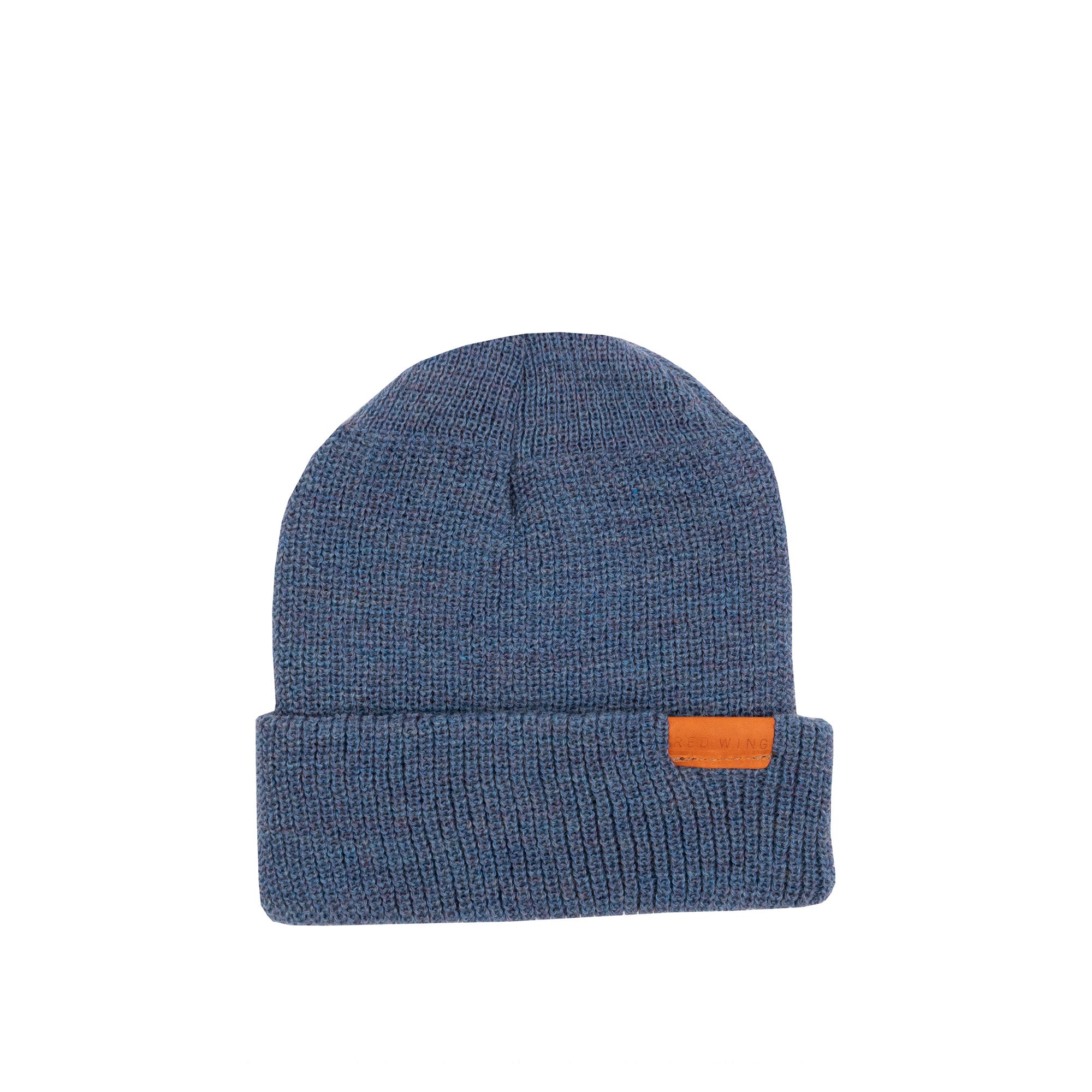 Red Wing Heritage Merino Wool Knit Hat, blue heather