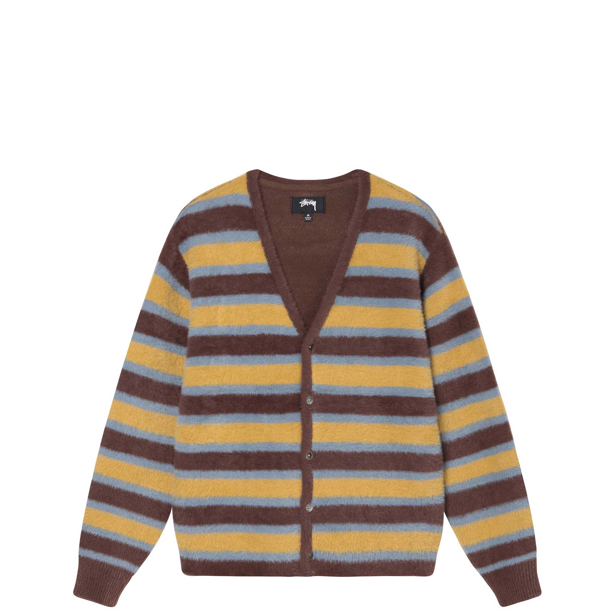 Stussy Horizontal Stripe Cardigan