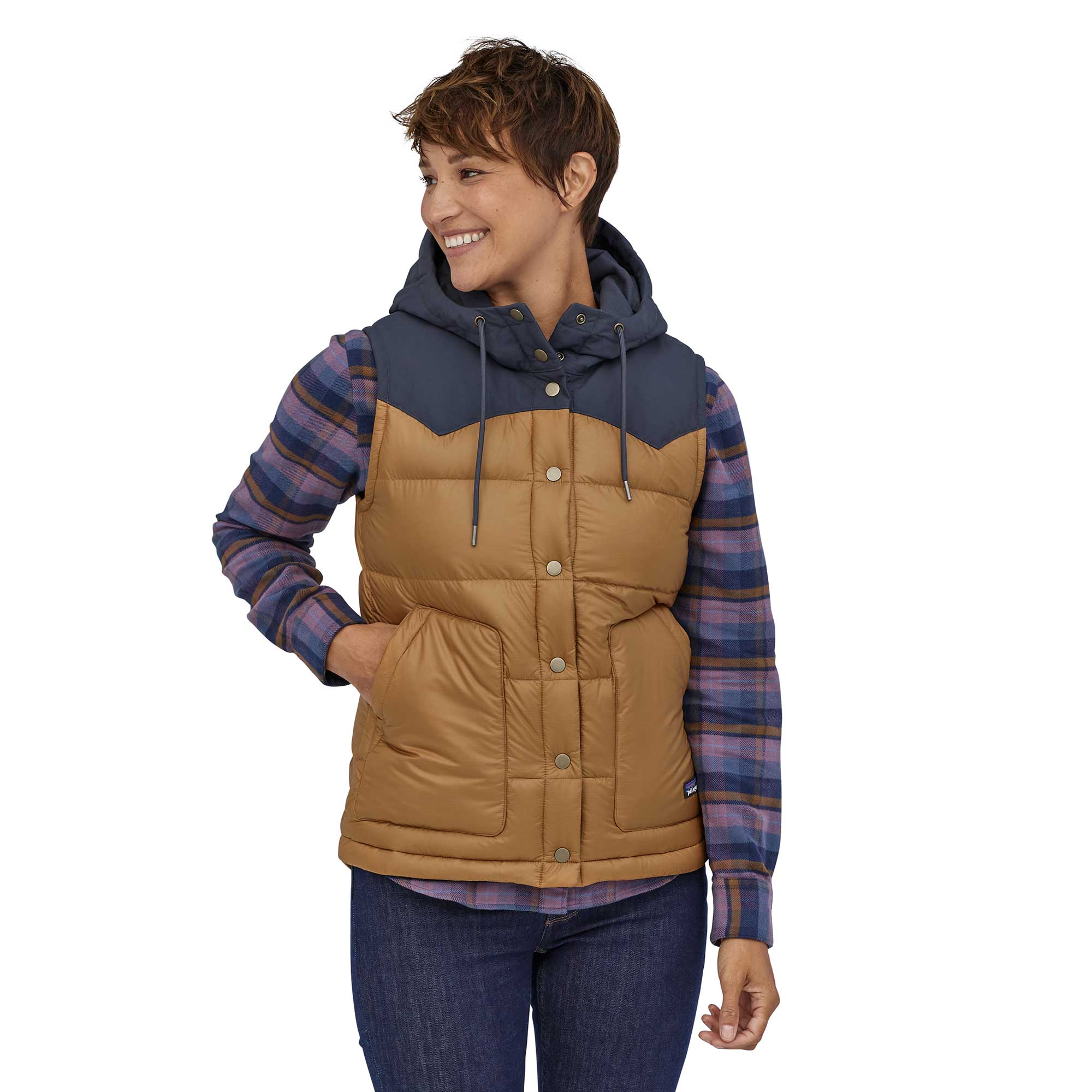 Patagonia women's hot sale hooded vest