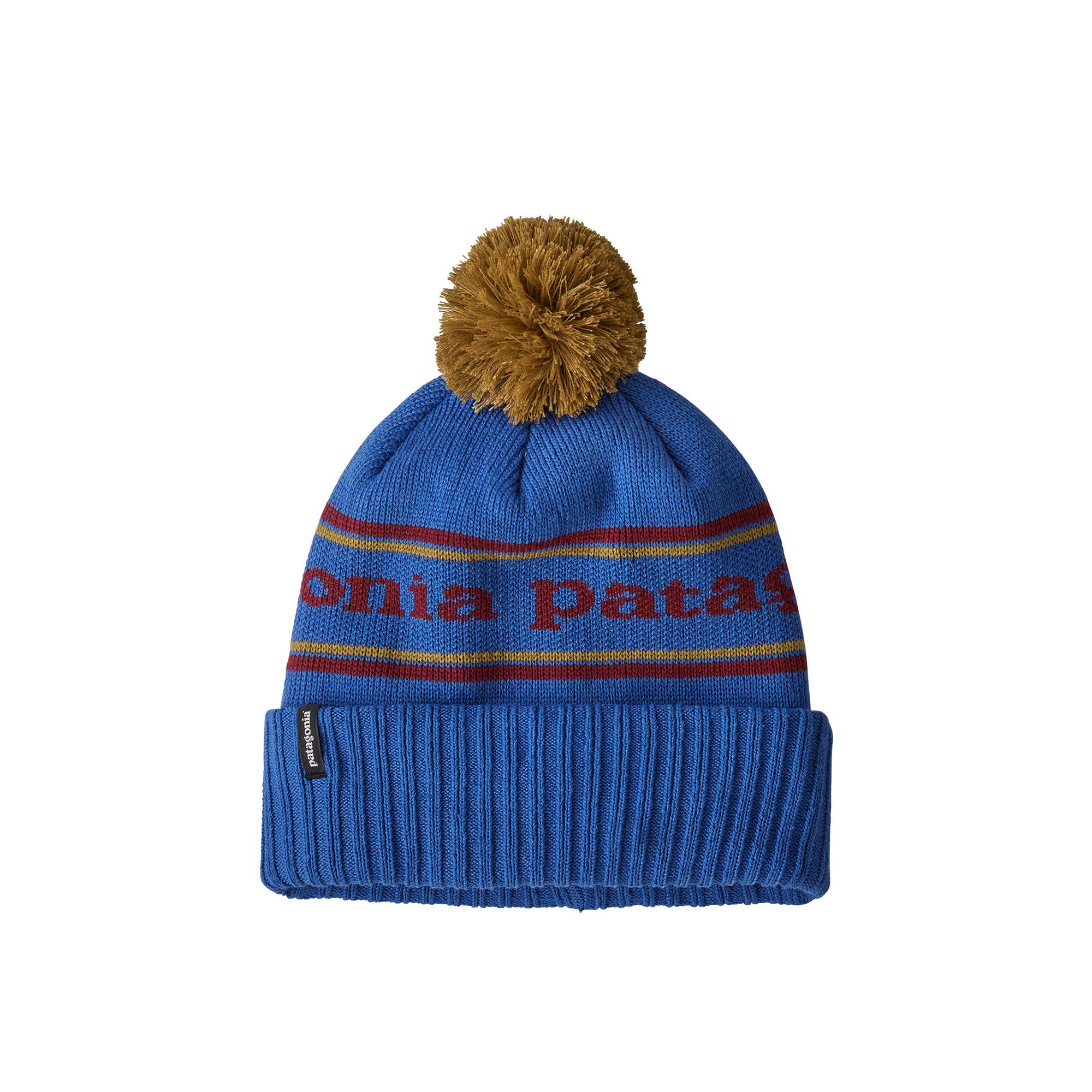 Patagonia Powder Town Beanie, Park Stripe Knit: Float Blue — available at Norwood