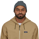 Patagonia Fishermans Rolled Beanie, Plume Grey — available at Norwood