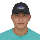 Patagonia P-6 Logo Lopro Trucker Hat, Black — available at Norwood