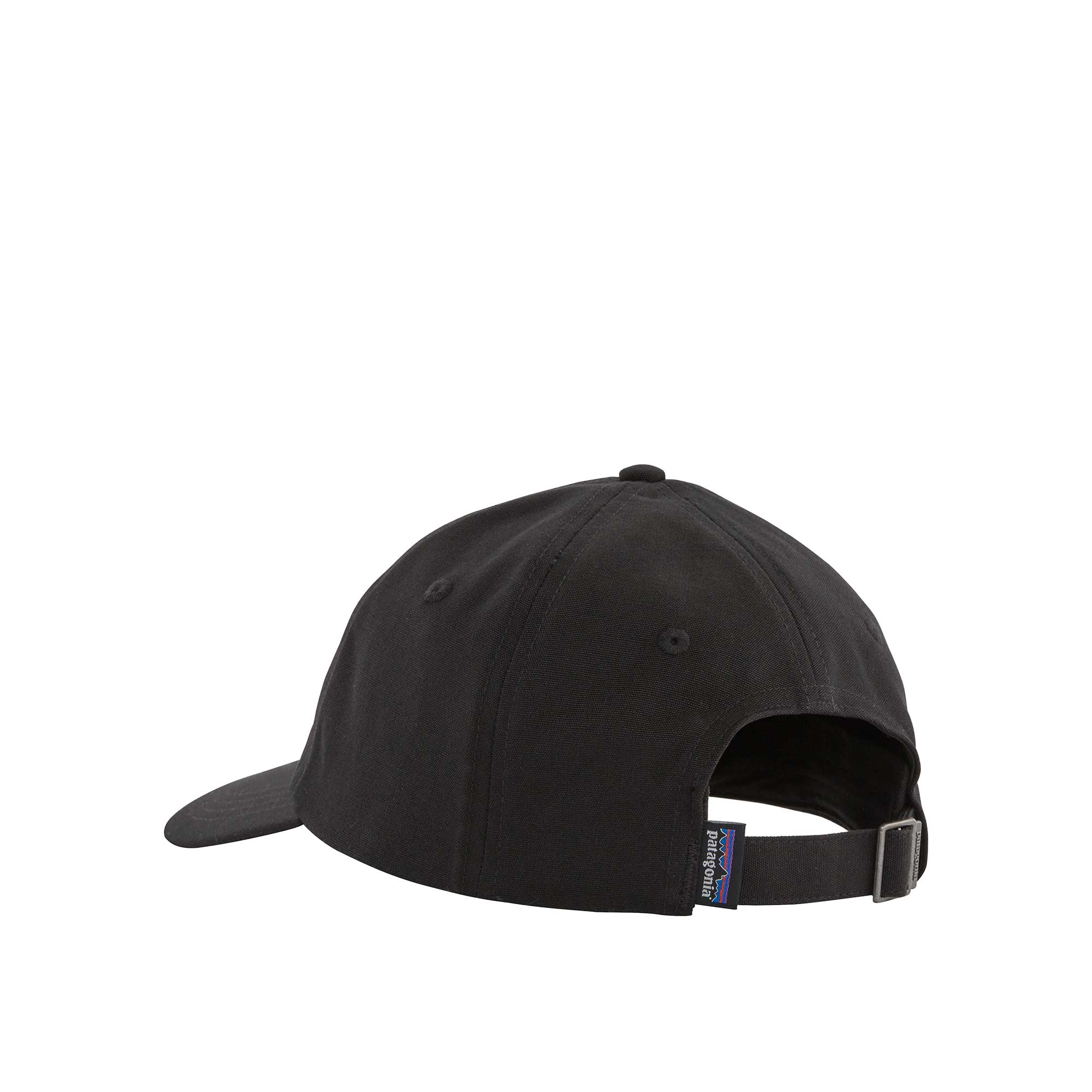 Patagonia P-6 Label Trad Cap, Black — available at Norwood