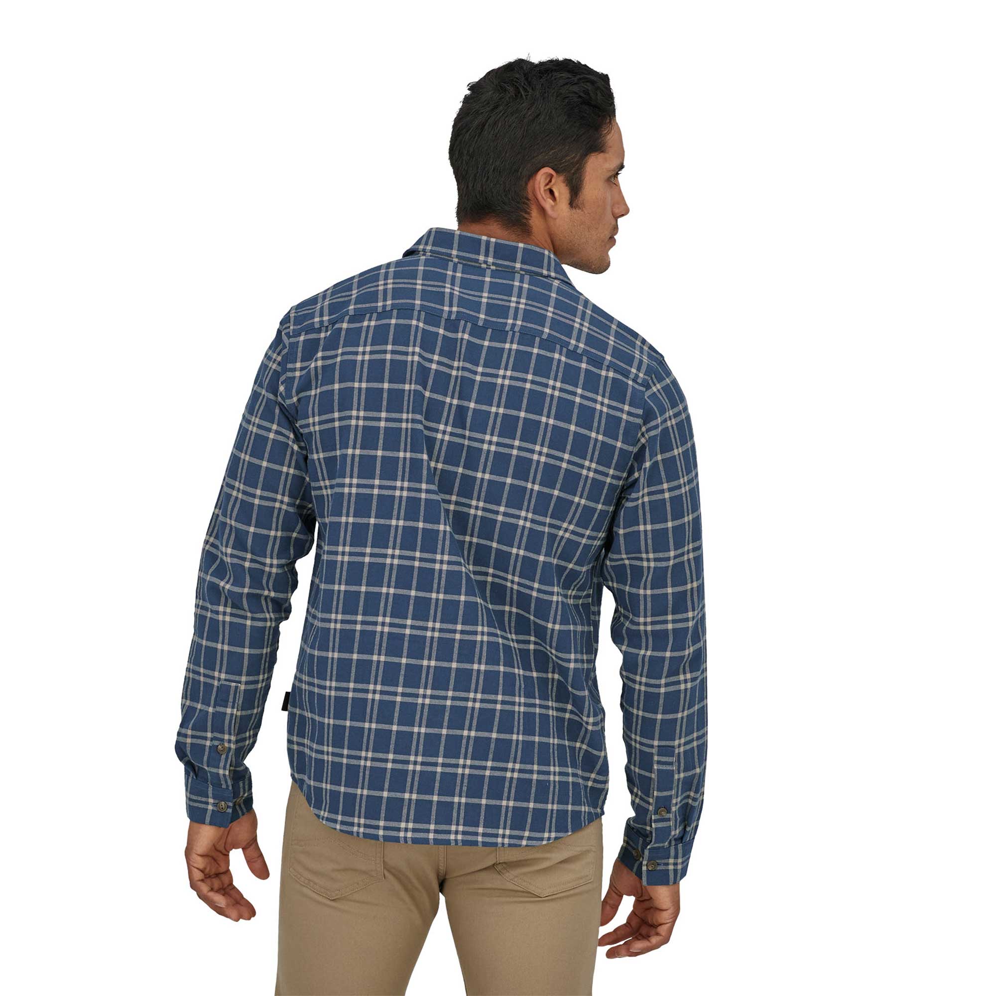 Patagonia Mens Long-sleeved Cotton In Conversion Lightweight Fjord Flannel Shirt — available at Norwood