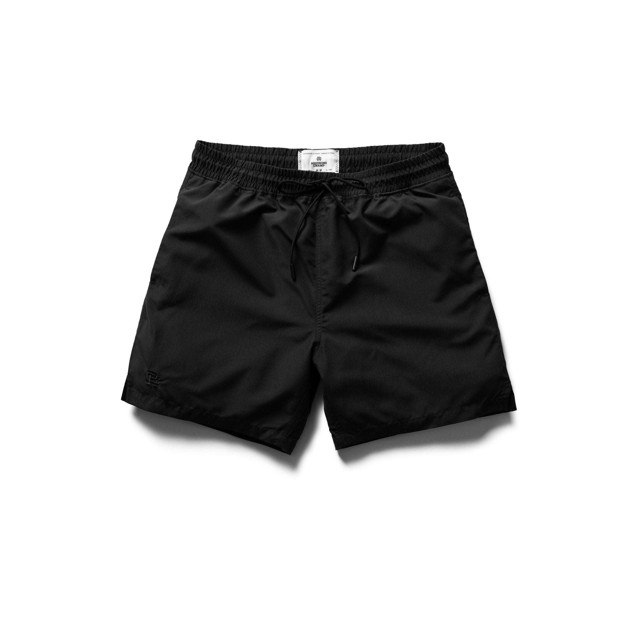 Reigning Champ Microfibre Swim short — available at Norwood
