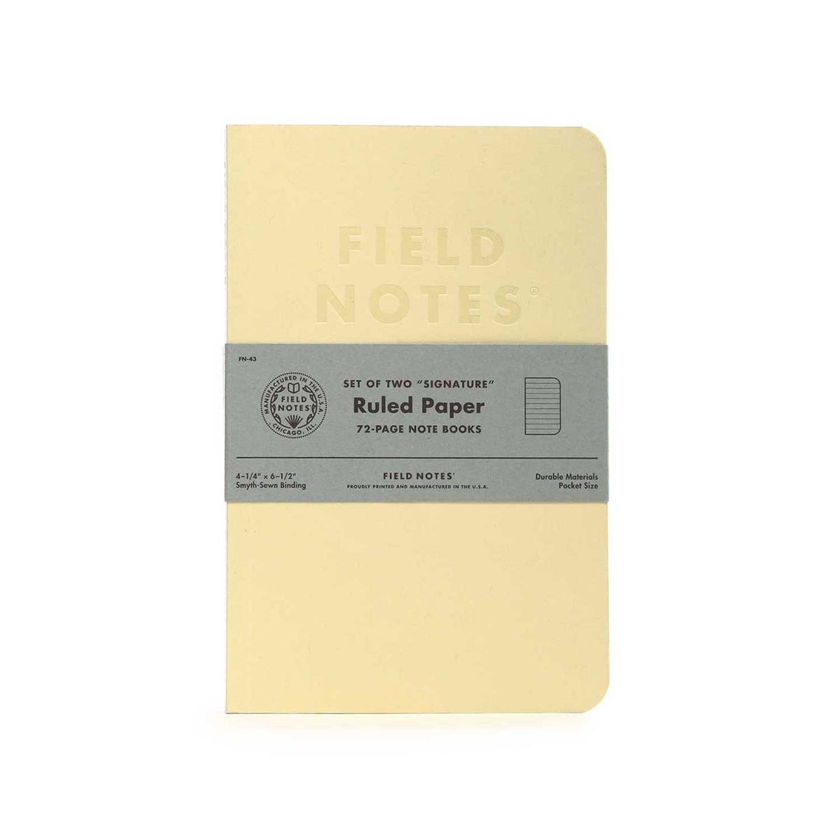 Field Ruled Paper Field Notes Signature ruled paper 2-pack FN-43 – Norwood
