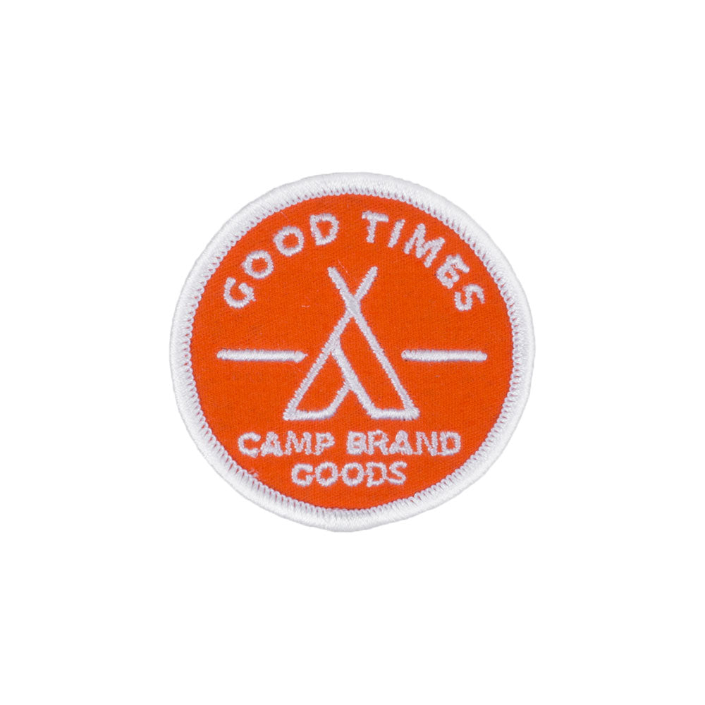 Camp Brand Goods Good Times Circle Patch
