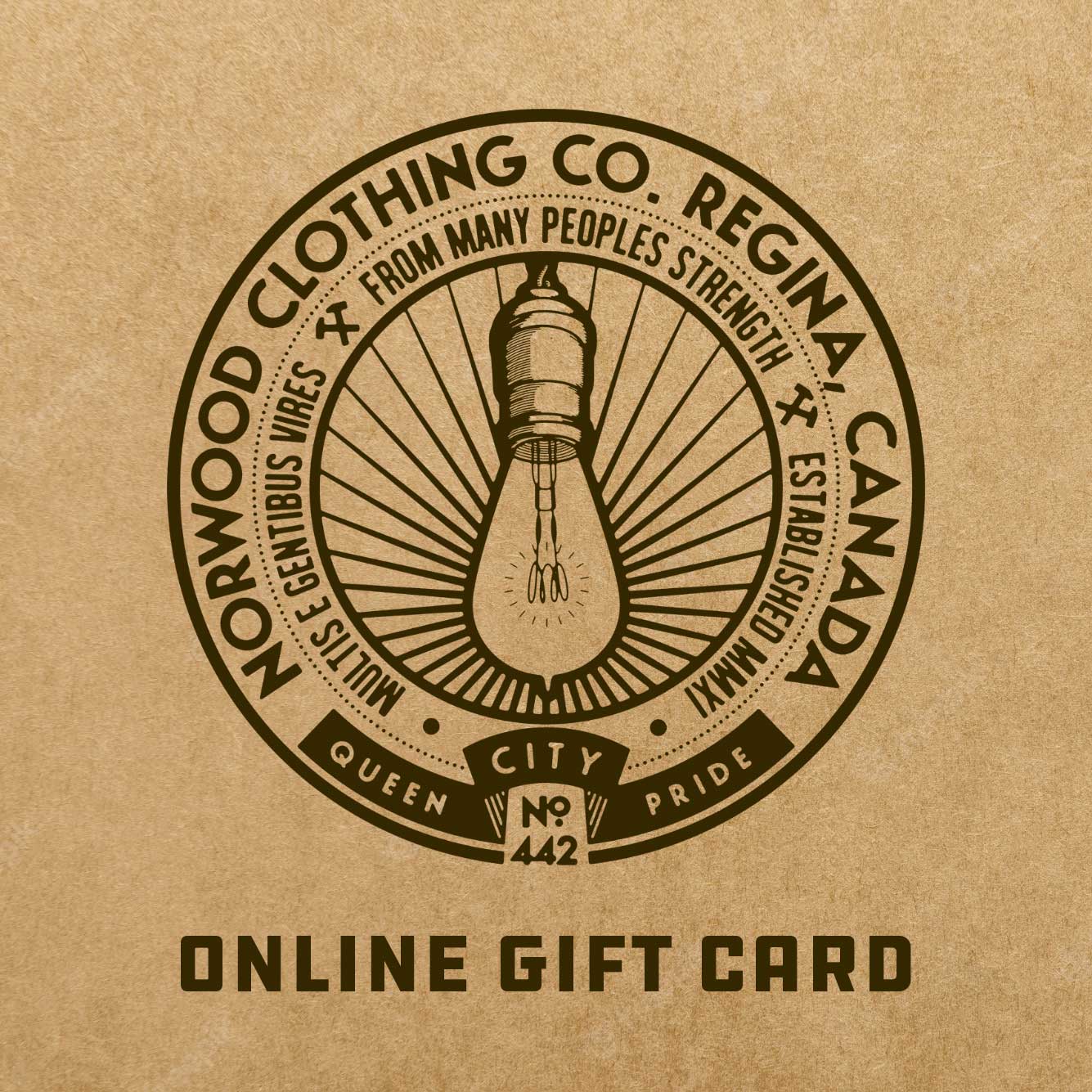 Online gift card – Norwood