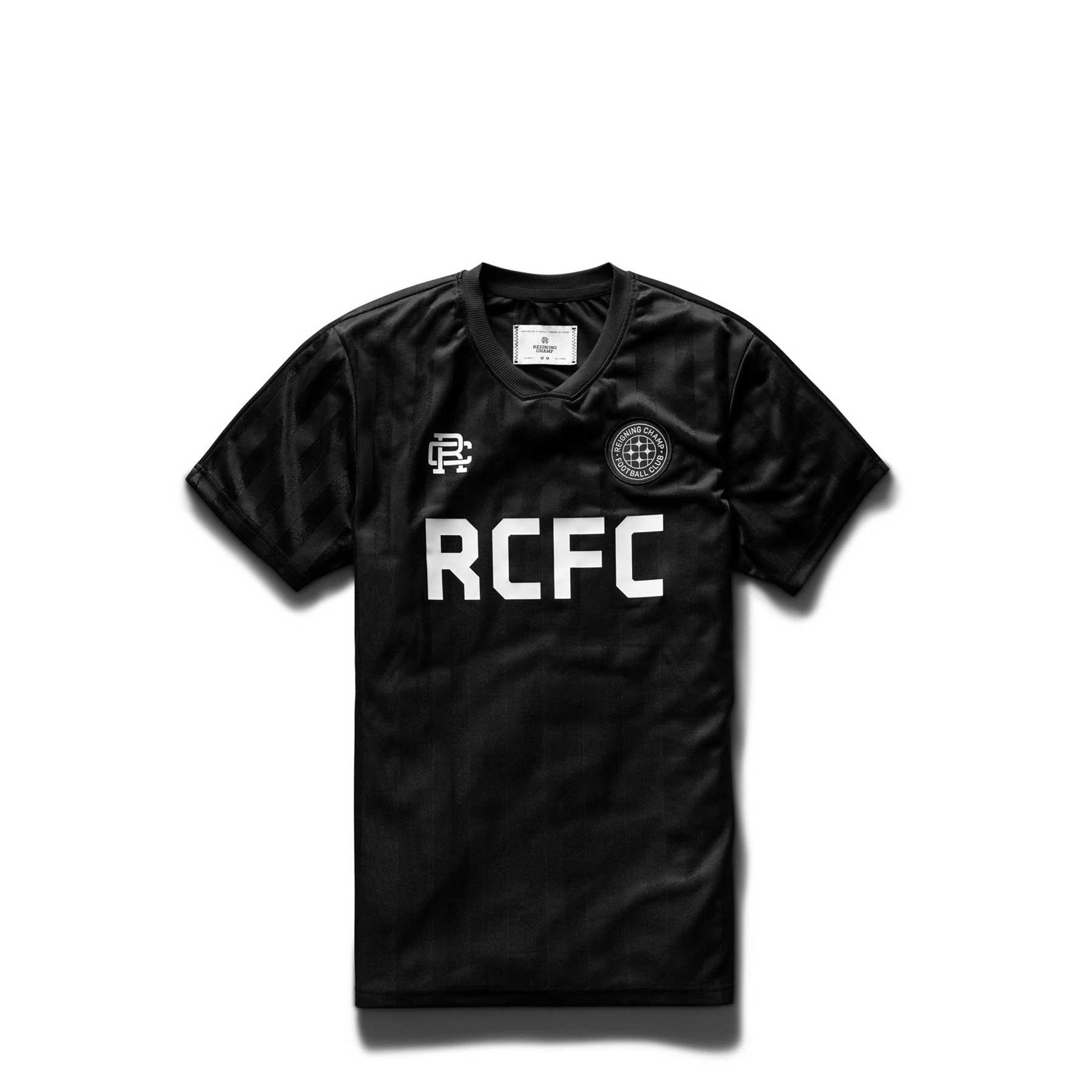 ウェア RCFC LONG SLEEVE JERSEY REIGNING CHAMP Reigning Champ RCFC Knit Striped jersey RC-1175 black – Norwood