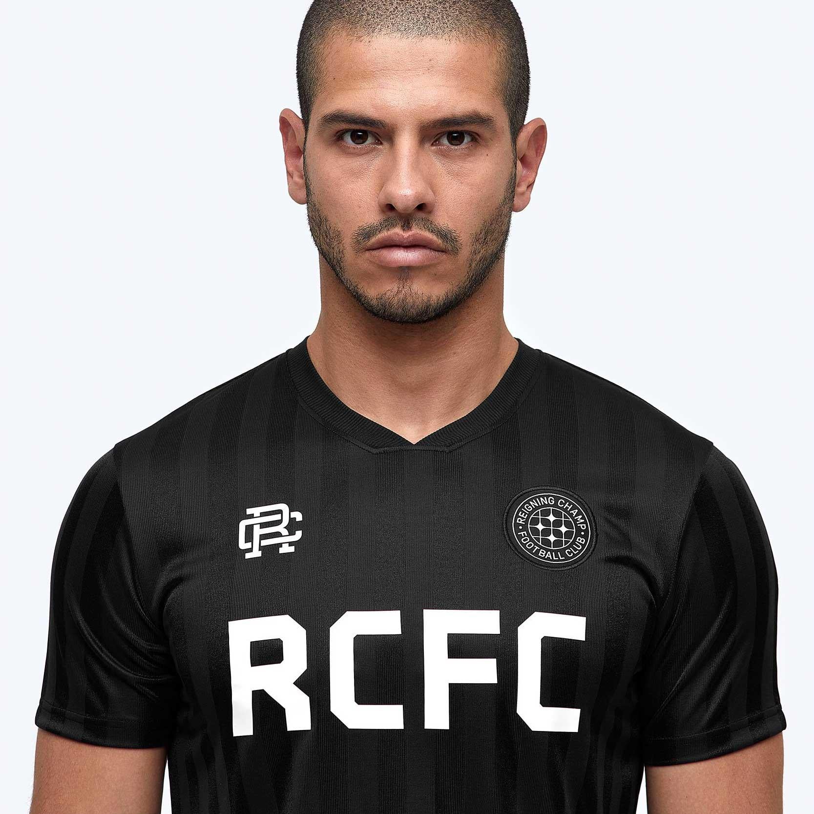 Reigning Champ RCFC Knit Striped jersey RC-1175 black – Norwood