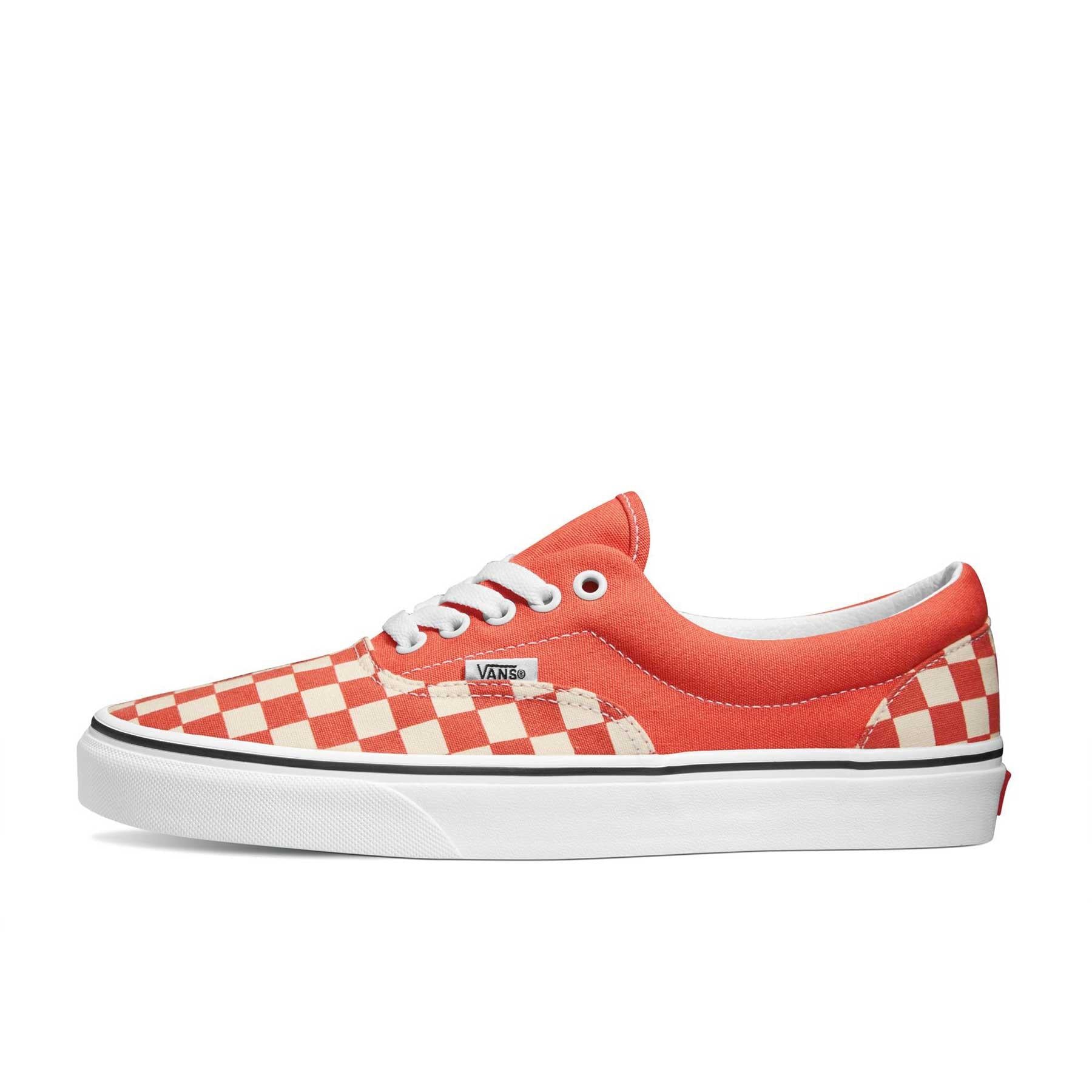 Vans Era Checkerboard (Emberglow/true white) VN0A38FRVOT – Norwood